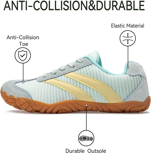 Barefoot Shoes | Minimalist Casual Sneakers for Women & Men | Wide Toe Box, Zero Drop, Lightweight & Breathable