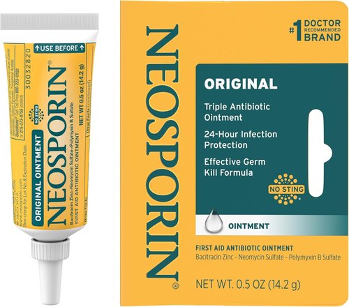 Neosporin Original Triple Antibiotic Ointment - Infection Protection & Wound Care Treatment, .5 oz