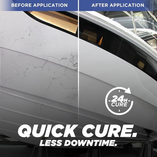 FORTIVO 5200 Marine Sealant - Fast Cure, High Bond Strength, UV Resistant | Black 3oz for Boats & RVs
