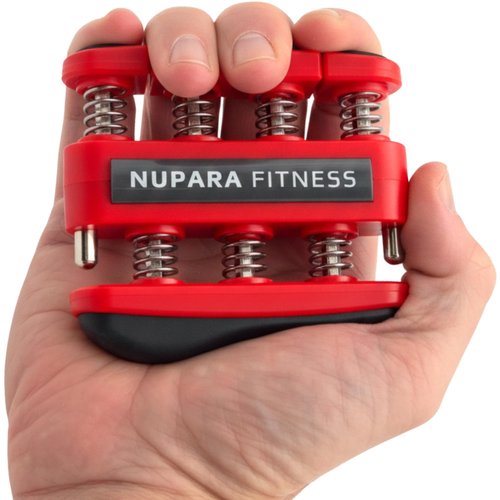 NUPARA FITNESS Grip Strength Trainer - Hand Strengthening Device, Forearm Strengthener, and Finger Trainer. Hand Gripper Strengthener and Guitar Finger Exerciser.