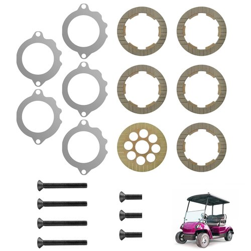 Drive-up Golf Cart Repair Replacement Kit, Rear Axle Brake Repair Kit for Yamaha G29 Drive 2007-2014 Gas or Electric Models, Replaces OEM JW1-G6345-00 JW1-G6336-00