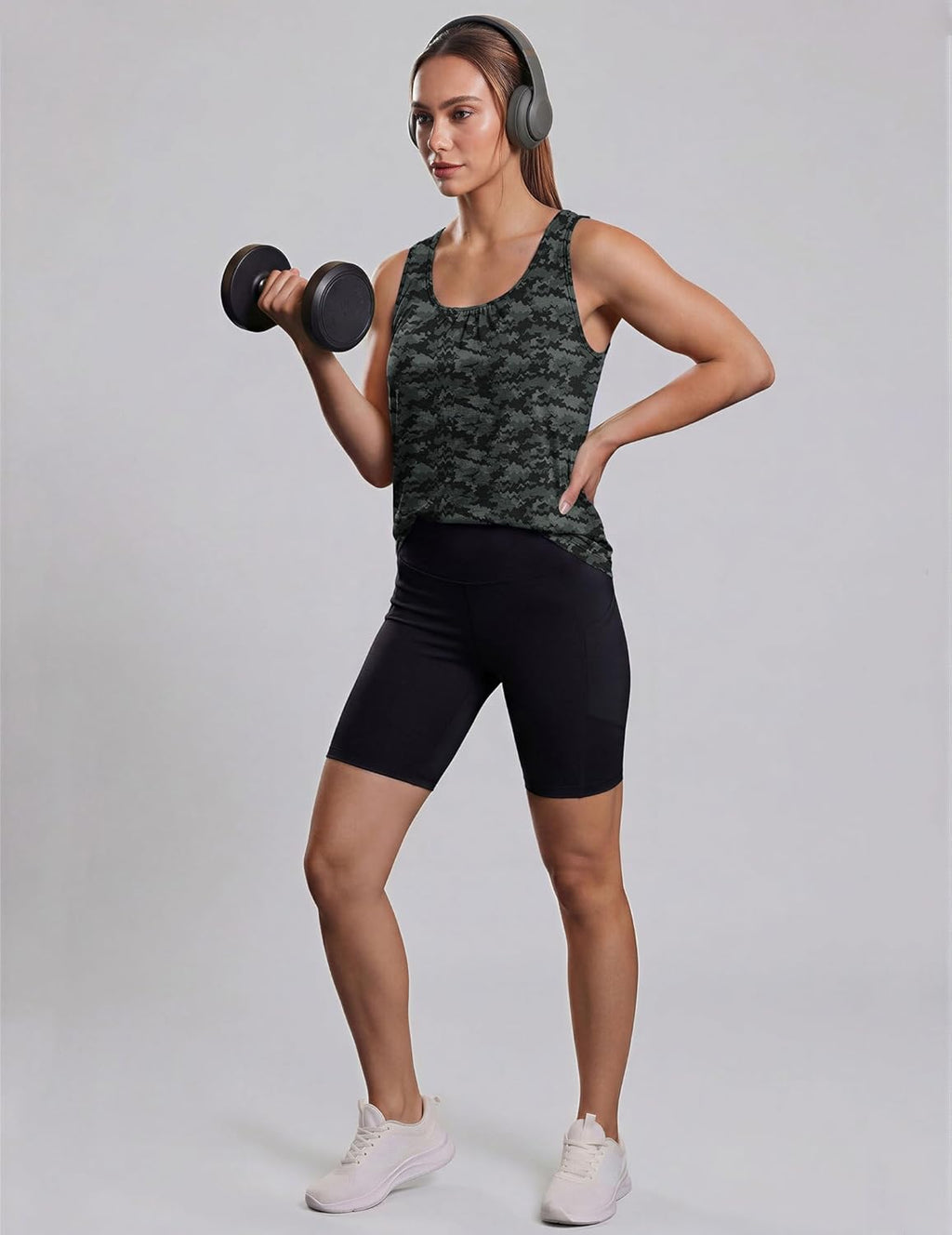 PINSPARK Workout Tank Tops for Women - Lightweight Sleeveless Racerback Yoga & Gym Shirts | S-3XL