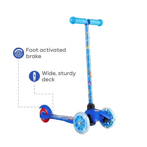 Sakar Sonic The Hedgehog and My Little Pony Self Balancing Scooters with Light Up Wheels for Kids