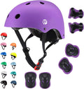 Skiennix Adjustable Toddler Bike Helmet - Color Gradient Design for Ages 2-14 | Multi-Sport Safety Gear