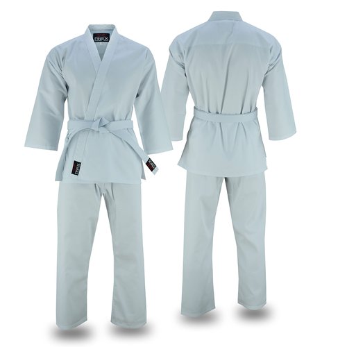 Rex Sports Karate Uniform for Kids & Adults Lightweight Student Karate Gi Martial Arts Uniform with Belt (White, 1)