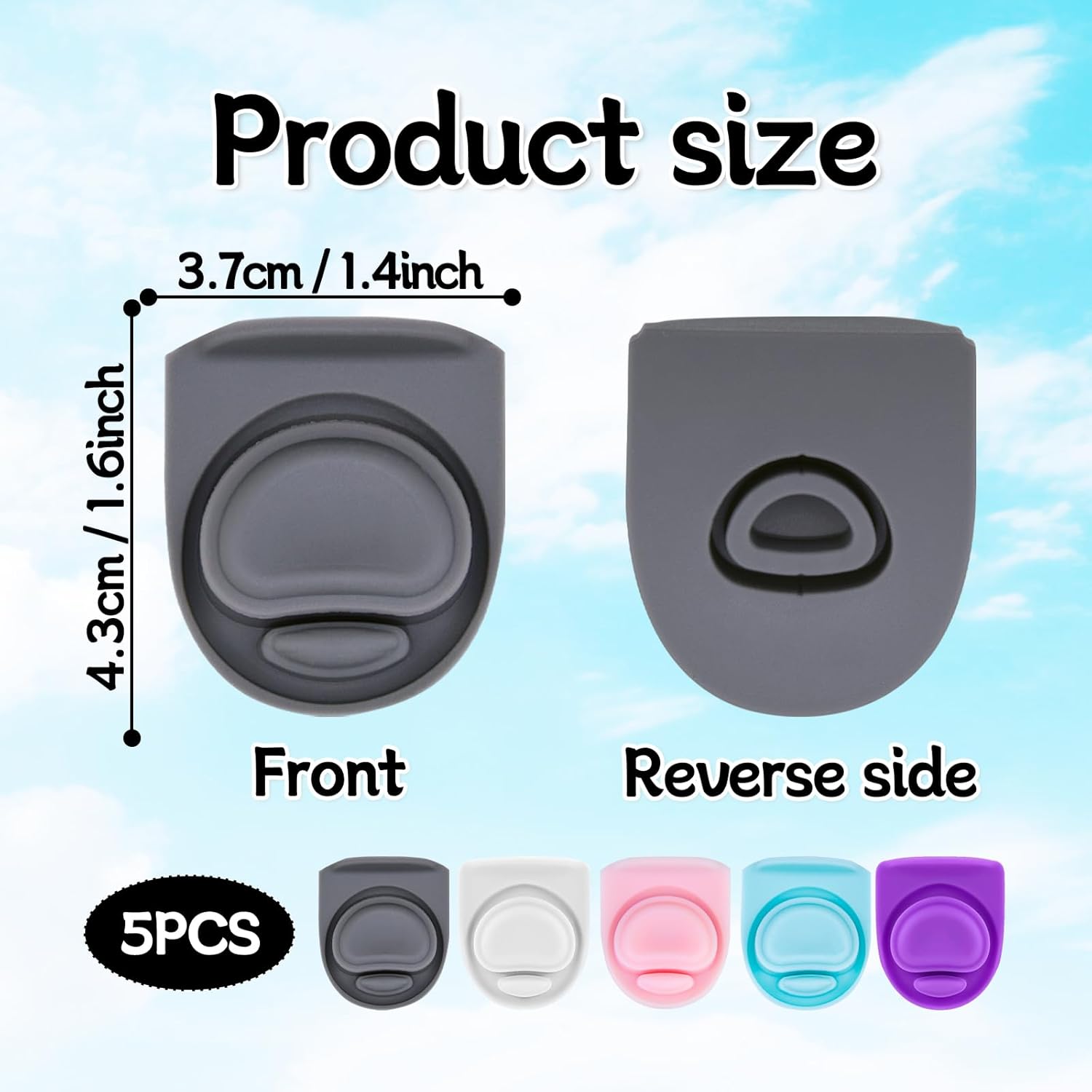 Owala | Replacement Lid Rubber Seal Gasket - 5 Pcs Compatible with FreeSip Water Bottles