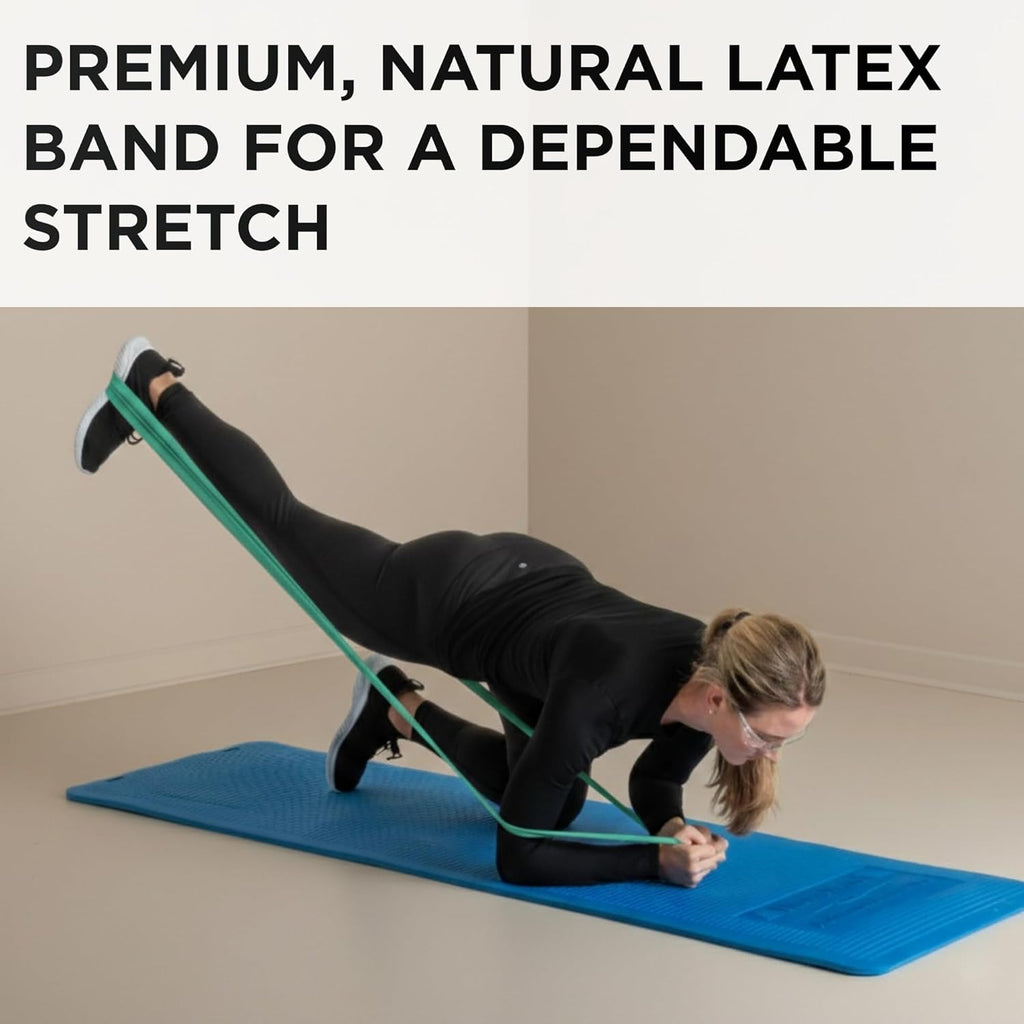 TheraBand Resistance Bands - 6 Yard Roll Professional Latex Elastic Band for Core Exercise & Rehab | Green, Heavy Level 4