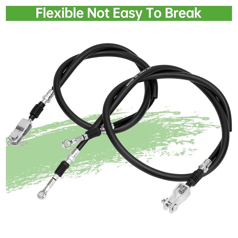 Brake Cable Set for Yamaha Golf Cart G8-G22 51in Passenger, 43in Driver (10L0L)