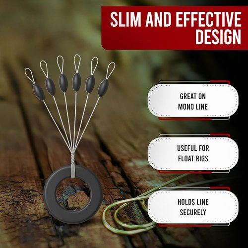 Bobber Stops for Fishing Line - Adjustable Float Stops for Easy Fishing | Durable and Reliable