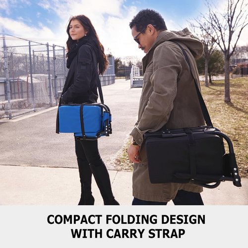 Behairity Portable Stadium Seat - Wide Padded Bleacher Chair with Back Support | Ideal for Sports Events