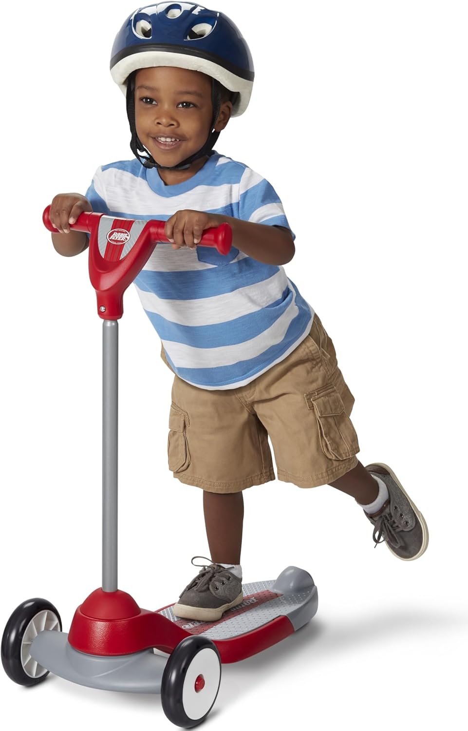 Radio Flyer My 1st Scooter - Red 3-Wheel Design for Kids Ages 2-5 | Extra Wide Base & Easy Foot Brake