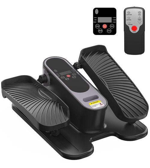 Under Desk Elliptical Machine for Senior Mini Elliptical Leg Exerciser with Remote Control Portable Electric Seated Foot Pedal Exerciser for Home Office