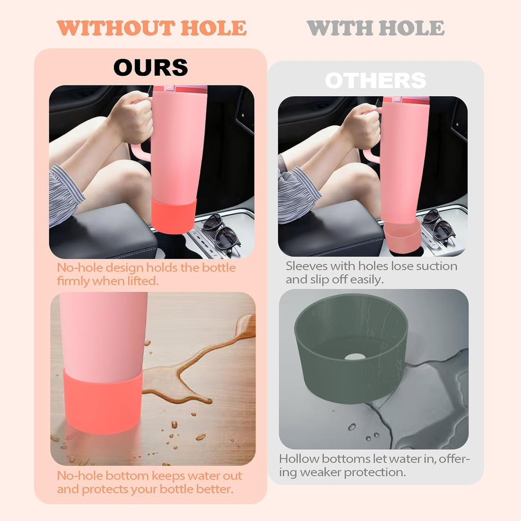 Owala Silicone Boot - Non-Slip, Scratch-Resistant Stability Enhancer for 30oz & 40oz Bottles | Terracotta Sunset