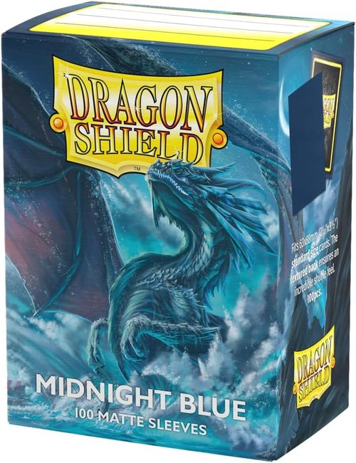 Dragon Shield | Matte Card Sleeves - 100 CT Premium TCG Protection | Midnight Blue, Smooth & Tough