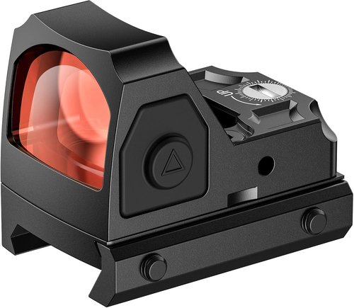EZshoot Full-Sized Red/Green Dot Optic - 2MOA Dot with 12 Brightness Settings | Compatible with RMR & Picatinny