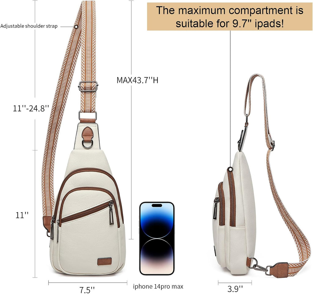 Skiennix 7L Sling Bag - Stylish Crossbody Bag for Women | Versatile Fanny Pack & Travel Handbag
