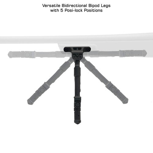 UTG Recon Flex II Bipod, Matte Black, Cent. 7"-9"