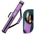 Trymaker Purple 2-Piece Pool Cue Case Up to 58" – 2 Cues, 2 Shafts Hard Billiard Bag