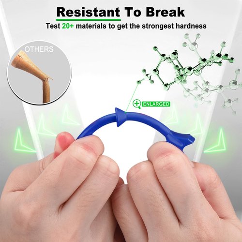 LZFAN Golf Tees 3 1/4 Inch, Plastic Golf Tees 4 Prongs Stability Tees, Unbreakable Long Golf Tees Reduce Friction & Side Spin Colored (100PCS)