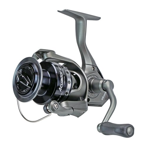 Okuma Acuador 4BB Steel Drive Lightweight Freshwater Spinning Reel, ACU-2500A, Black