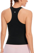 CRZ YOGA High Neck Tank Top for Women - Butterluxe Yoga Camisole | Athletic Sleeveless Gym Shirt