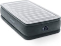 Intex Dura-Beam Deluxe Comfort-Plush Air Mattress - Twin Size with Built-in Electric Pump | 13" Height, 300lb Capacity