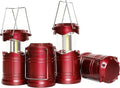 Lichamp LED Camping Lantern - 4 Pack Battery-Powered Flashlights | Portable Hanging Light for Emergencies