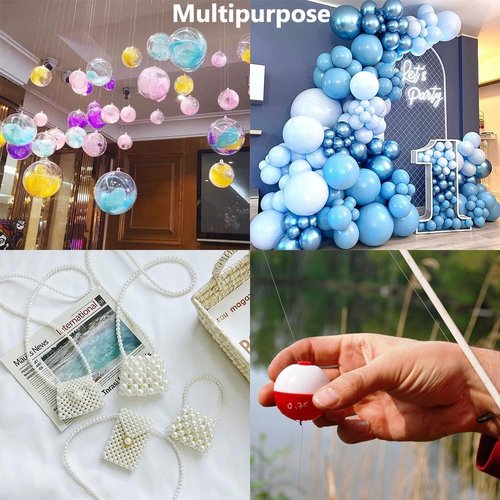 LUSTEMBER Fishing Wire, 1640 ft Clear Fishing Line, Strong Invisible String for Hanging Decorations, Balloons, Crafts, Jewelry Making, Beading, Bracelets and Necklaces