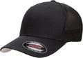Flexfit 6511 Fitted Trucker Cap - Mid-Profile Design with Stretchable Mesh Panels | Bulk Pack Option Available