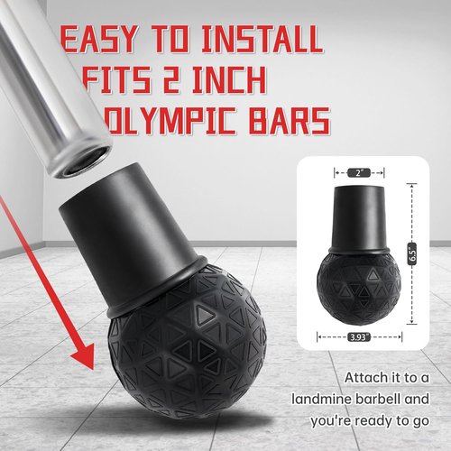 CONREDA Landmine Attachment - Versatile Barbell Accessory for Presses, Rows & Squats | Fits 2-Inch Olympic Bars