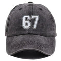 67 Hat for Men Women, 6 7 Baseball Cap Funny Six Seven Embroidered Graphic Cool Novelty 6-7 Trucker Dad Cap Birthday Presents