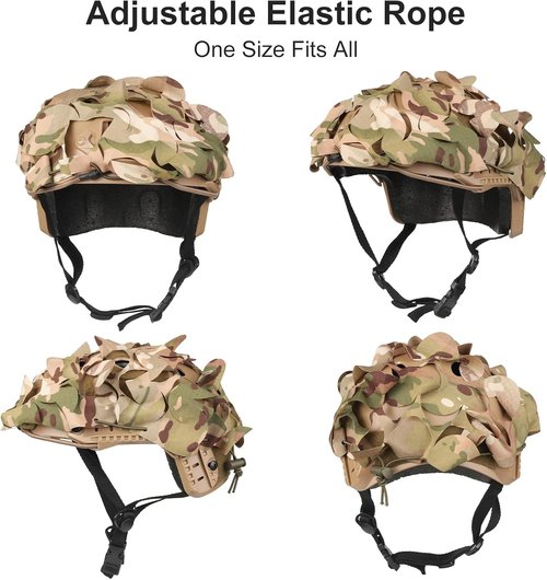 Black Tactical Airsoft Helmet by [Brand Name] - Durable Design with Essential Accessories