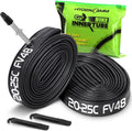 700C Bike Tube by [Brand Name] - Durable Butyl Inner Tube with 2 Tire Levers | Fits 700x20C-25C