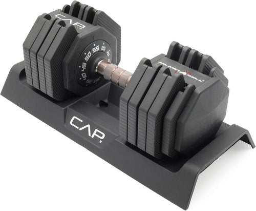 CAP ADJUSTABELL Adjustable Dumbbell Weights - Versatile Singles & Pairs | 12.5 lb, 25 lb, 55 lb Options