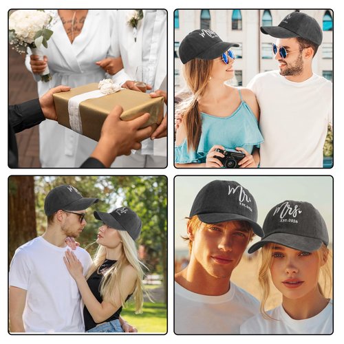 Bridal Shower Gifts for Bride to Be Mrs, Wedding Bachelorette Party Anniversary Honeymoon Marriage Gifts for Mrs Hat 2026
