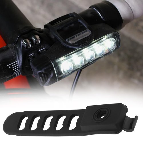 Briny River 2X Bicycle Light Replacement Rubber Strap 1-LED-RP-STR-V404 Compatible with Lezyne Y9
