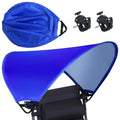 Atvkov Beach Chair Canopy Foldable Chair Umbrella Sun Shade Attachment for Beach Camping Fishing Lounge Tanning Zero Gravity Chair (1)