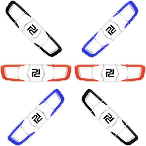 Gejoy 6 Pieces Tennis Vibration Dampener Tennis Racket Soft Silicon Racket Dampener Long Tennis Dampener Racquetball Accessories for Tennis Player Sports Favor