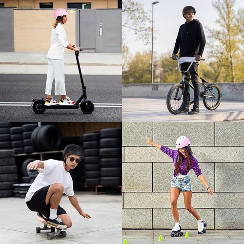 MhIL Bike Helmets for Adults & Kids - Adjustable Certified Safety Gear for Boys, Girls & Toddlers