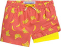 Maamgic Boys Swim Trunks - Compression Liner for Comfort | Toddler Stretch Swim Shorts