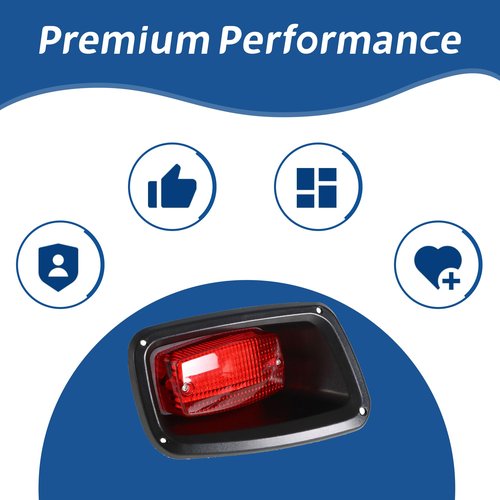 WFLNHB Rear Tail Light (2 Taillights) Replacement for EZGO TXT Golf Cart 1996-2014