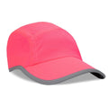 Headsweats Performance Race/Running/Outdoor Sports Hat, High Visibility Neon Pink Reflective