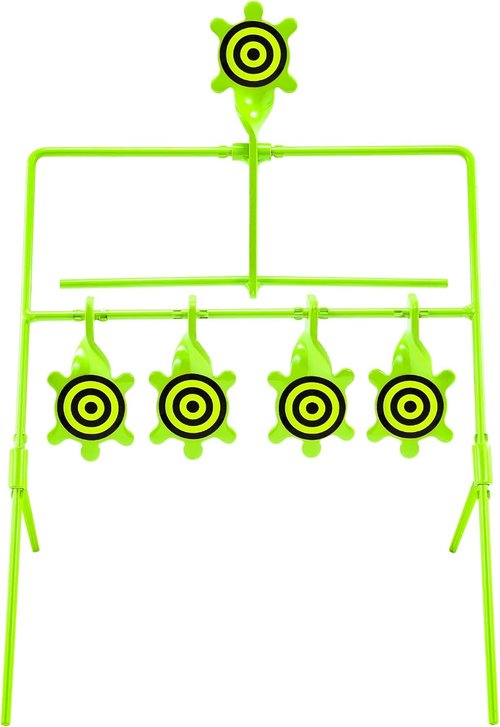 KNINE OUTDOORS Resetting Target - Turtle Sign for Air Gun, Pellet & BB Gun | Compatible with .22 & .177 Caliber