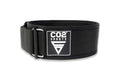 CO2 SPORTS Titan Weight Lifting Belt Self-Locking Titan, Premium Support Belt for Functional Fitness, Deadlift Training, Black (X-Large)