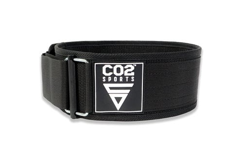 CO2 SPORTS Titan Weight Lifting Belt Self-Locking Titan, Premium Support Belt for Functional Fitness, Deadlift Training, Black (X-Large)