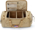 Bagenerous 48L Military Duffle Bag - Tactical Gear Backpack with Shoe Compartment | Khaki