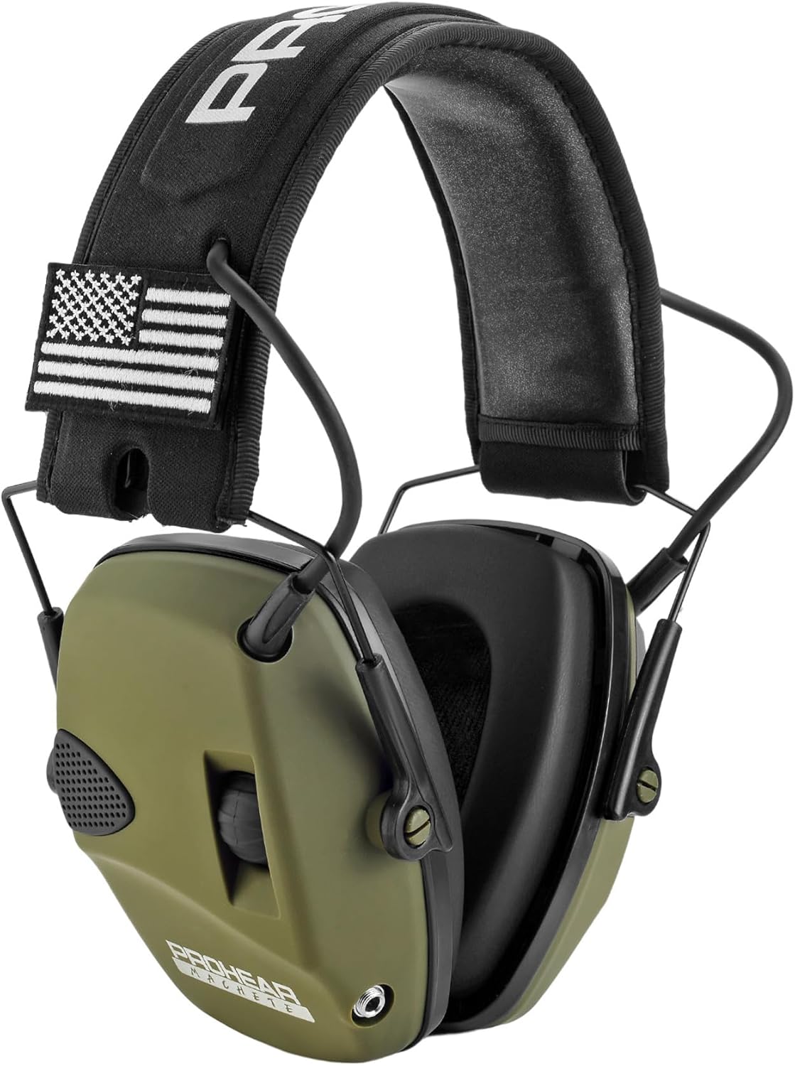 PROHEAR Electronic Ear Protection Muffs - 4X Sound Amplification & NRR 23dB Noise Reduction | Green