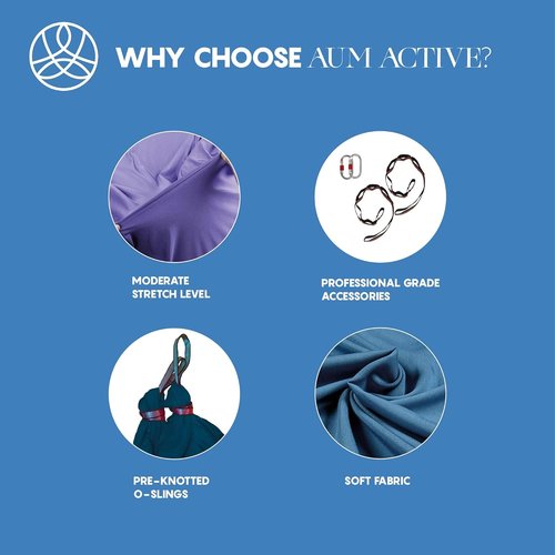 Aerial Silk Yoga Hammock by [Brand Name] - Durable Inversion Swing Kit for All Levels | Includes Straps & Pose Guide
