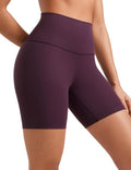 CRZ YOGA ButterLuxe Biker Shorts - High Waisted Spandex for Women | 6-Inch Length for Comfort