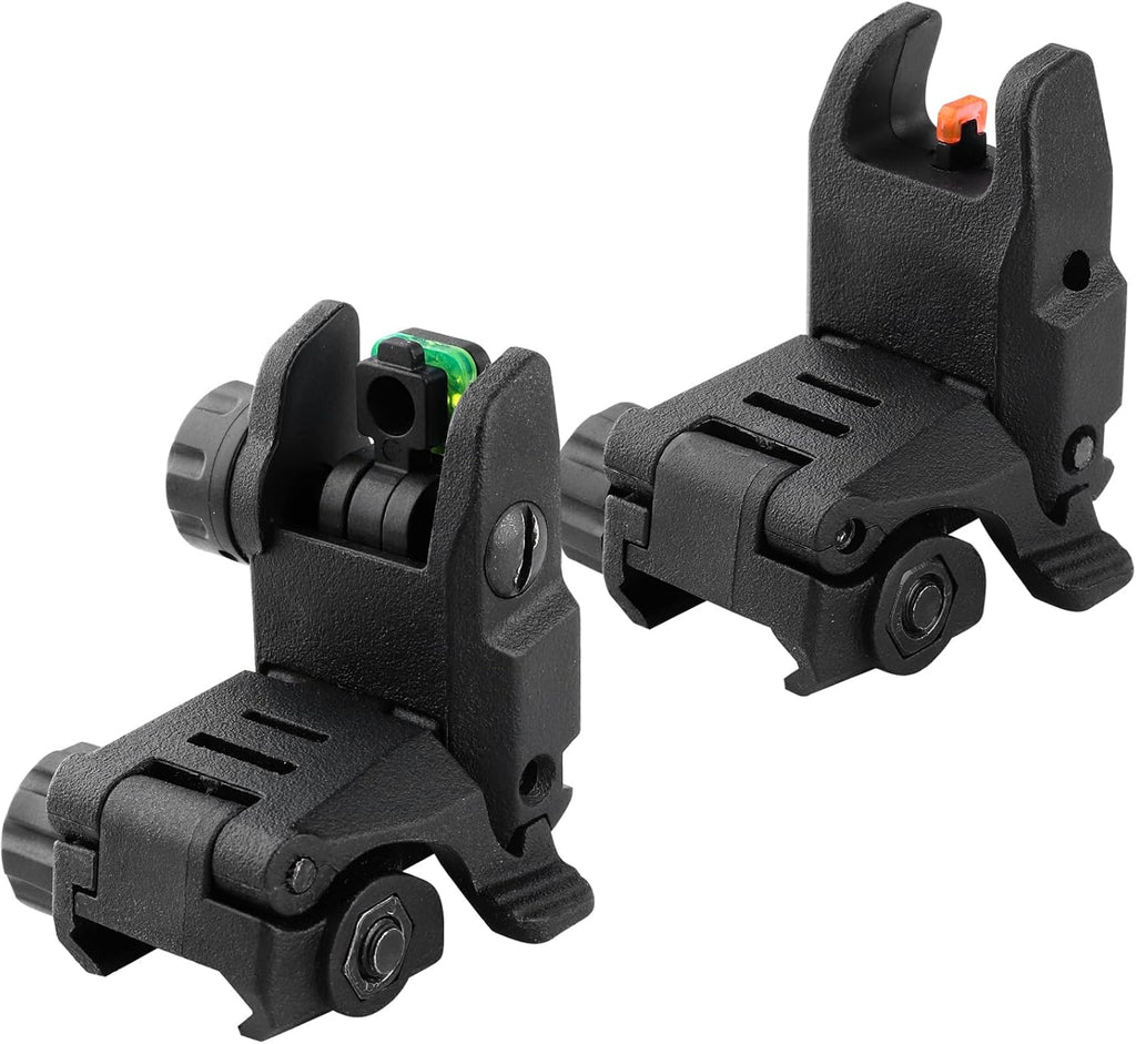 Skiennix Flip Up Sight - Lightweight Front and Rear Sights for Precision Shooting